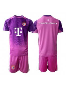 Bayern Munich Målvakt Replika Tredje Kläder Barn 2025-26 Kortärmad (+ byxor)